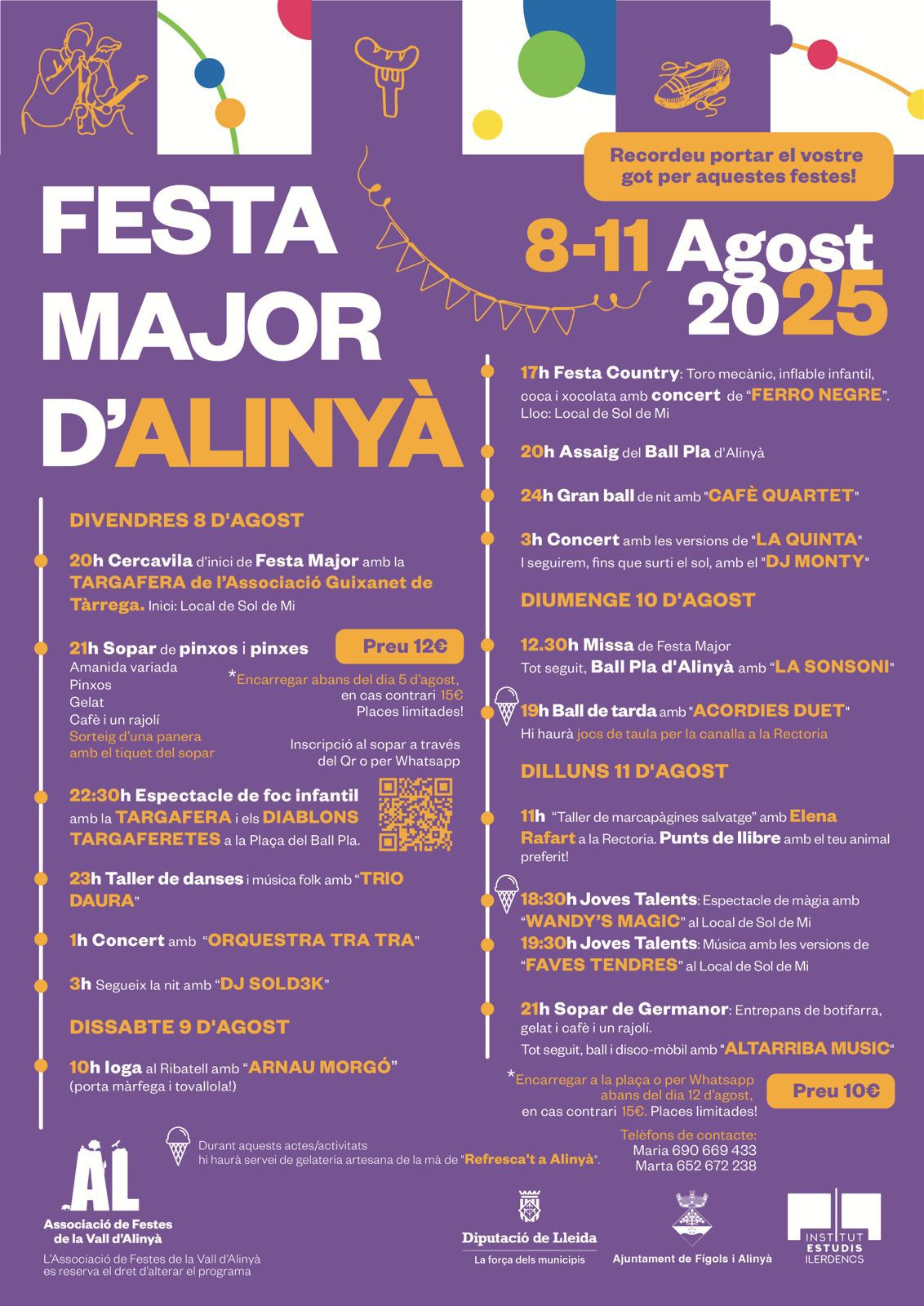 Cartell FM Alinyà 2025