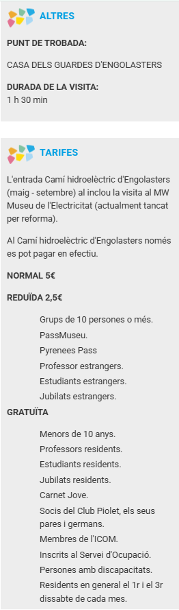 Punt Trobada i Tarifes FEDA
