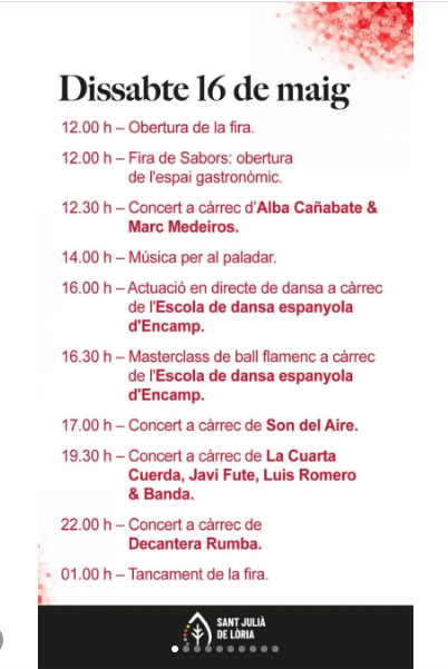 Fira de primavera Sant Julià 2