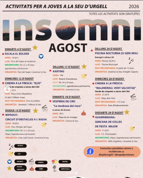 Insomni 2026 AGOST