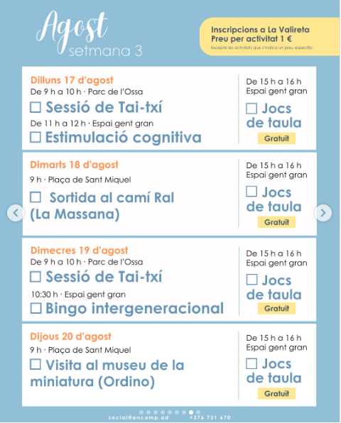 Encamp ESTIU 8 Agost